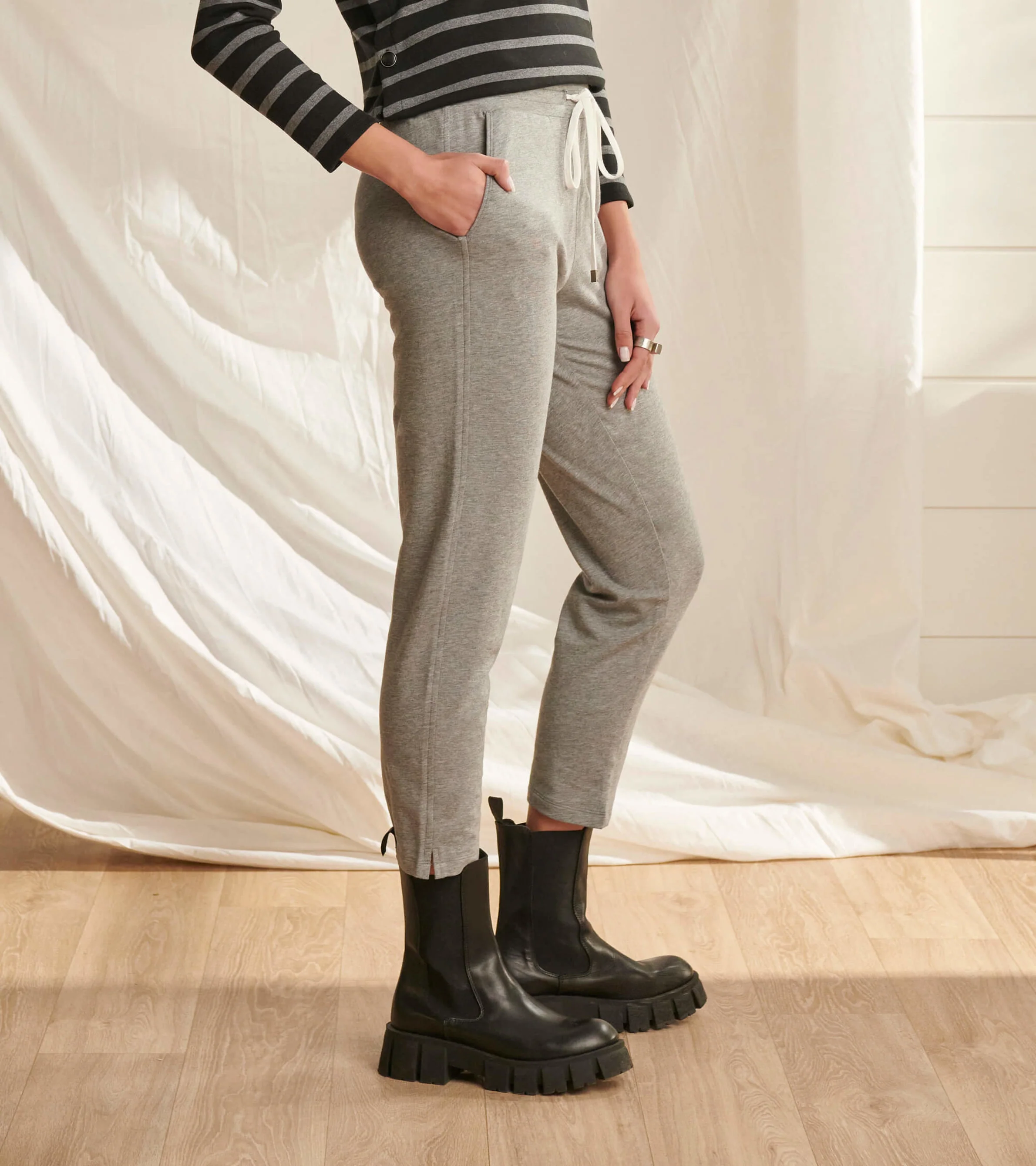 Adrien Jogger - Charcoal Melange - Image 2