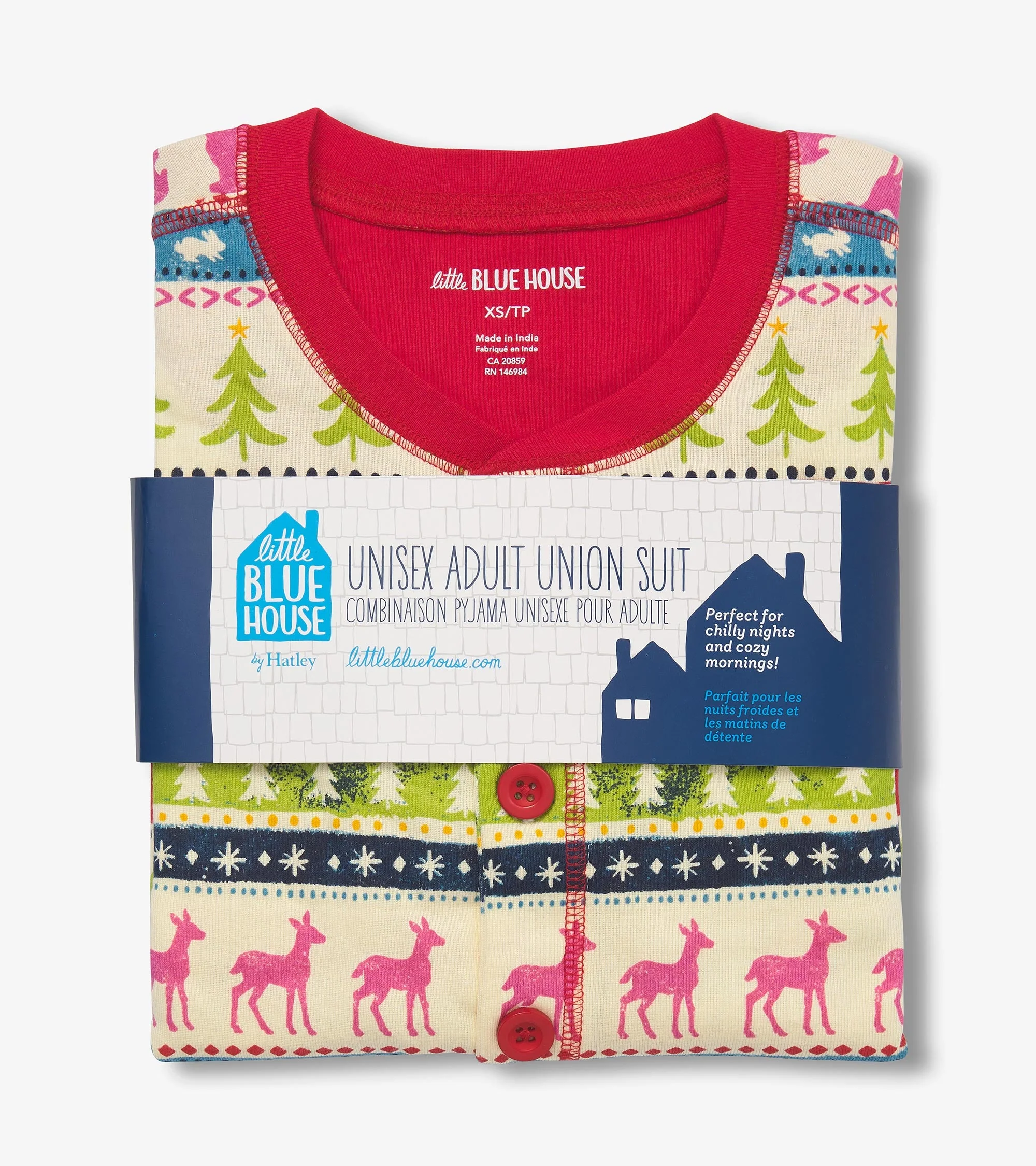 Adult Cream Fair Isle Onesie - Image 6
