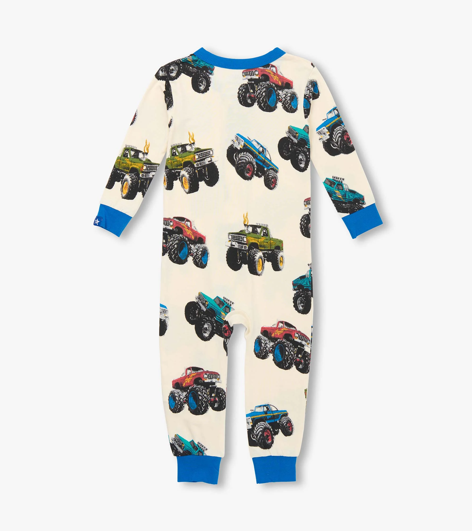 Baby Boys Mega Monster Trucks Bamboo Sleeper - Image 2