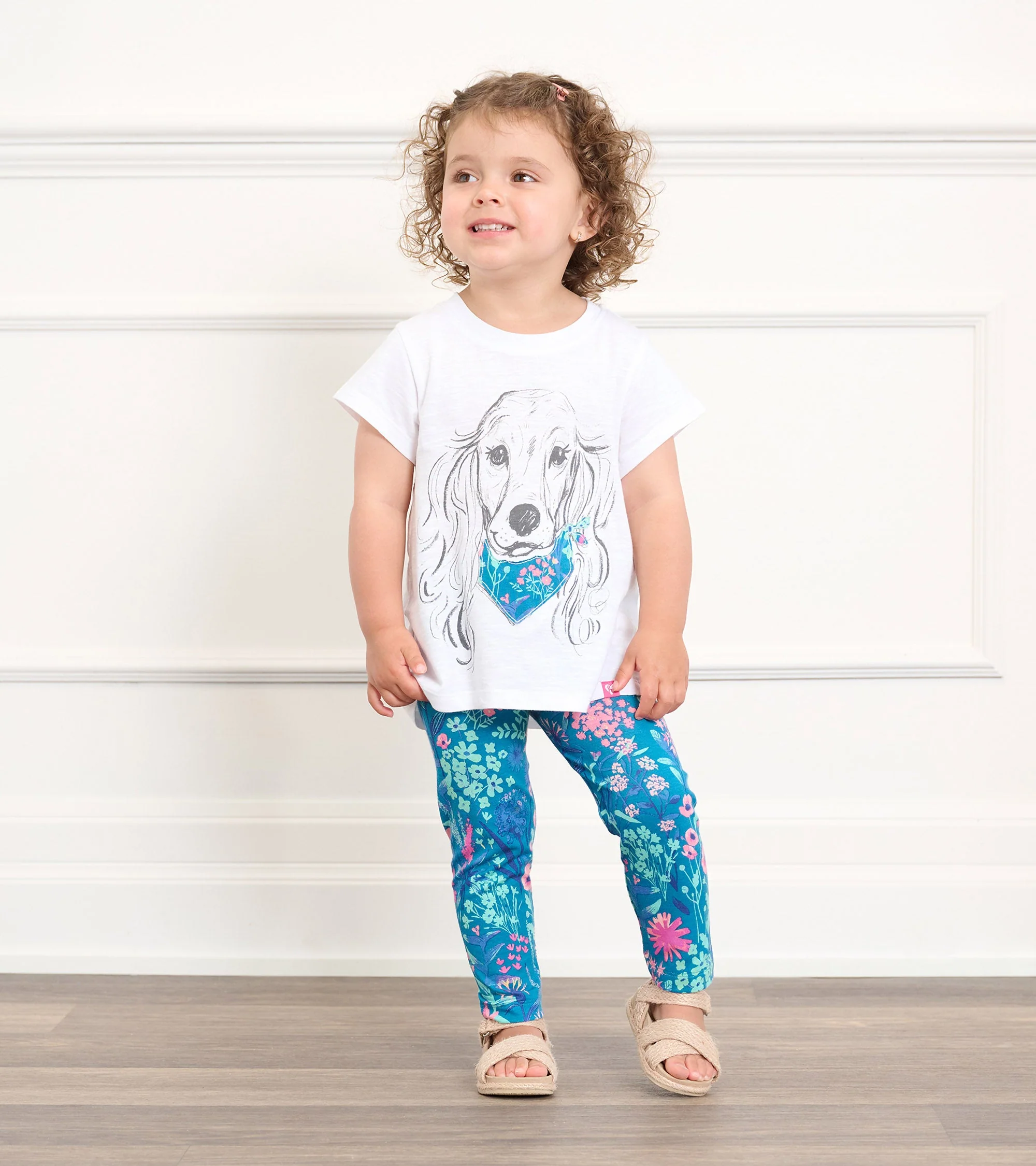 Baby & Toddler Girls Wildflower Stretch Bamboo Leggings - Image 2