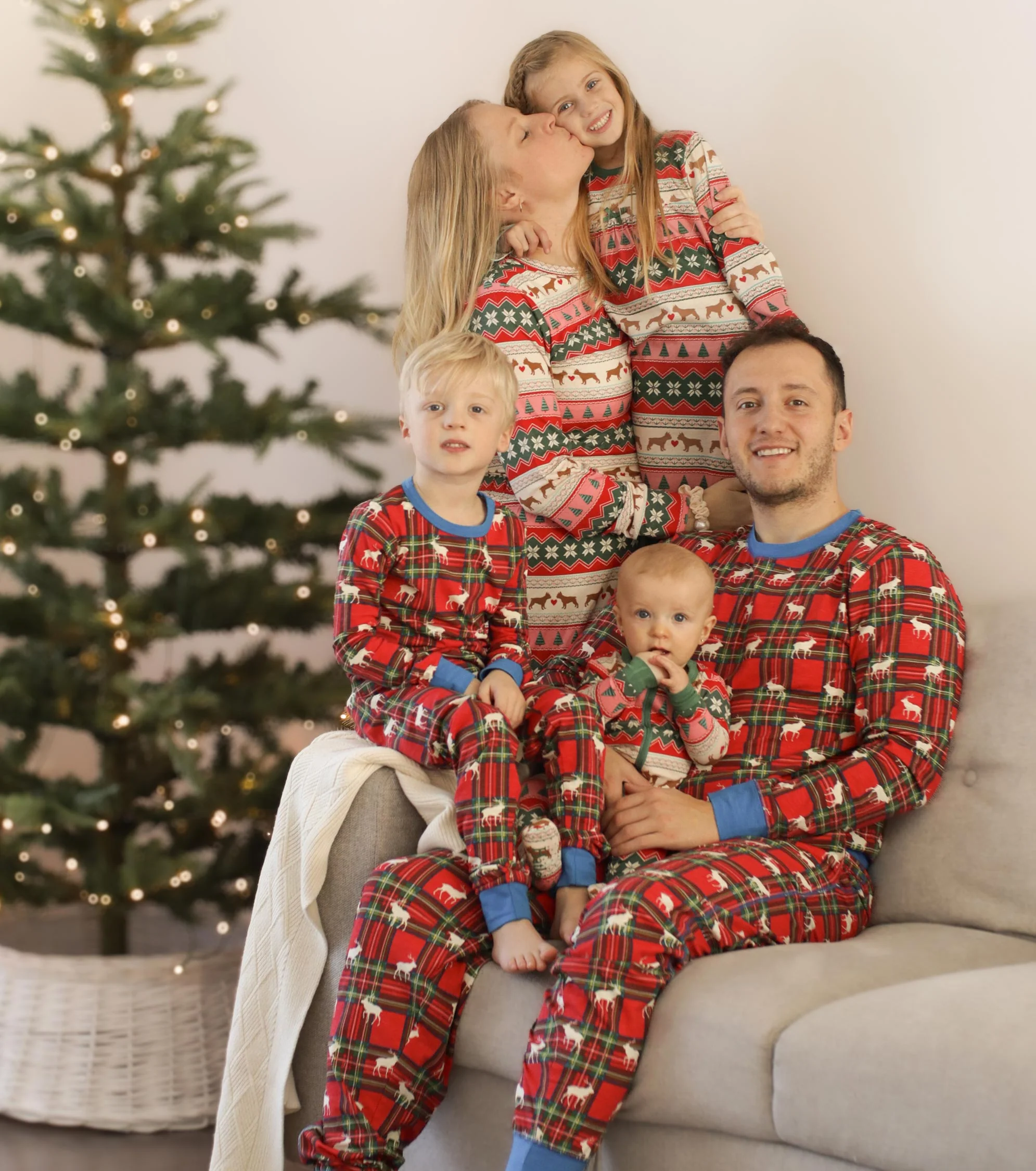 Boys Elk Plaid Pajama Set - Image 8