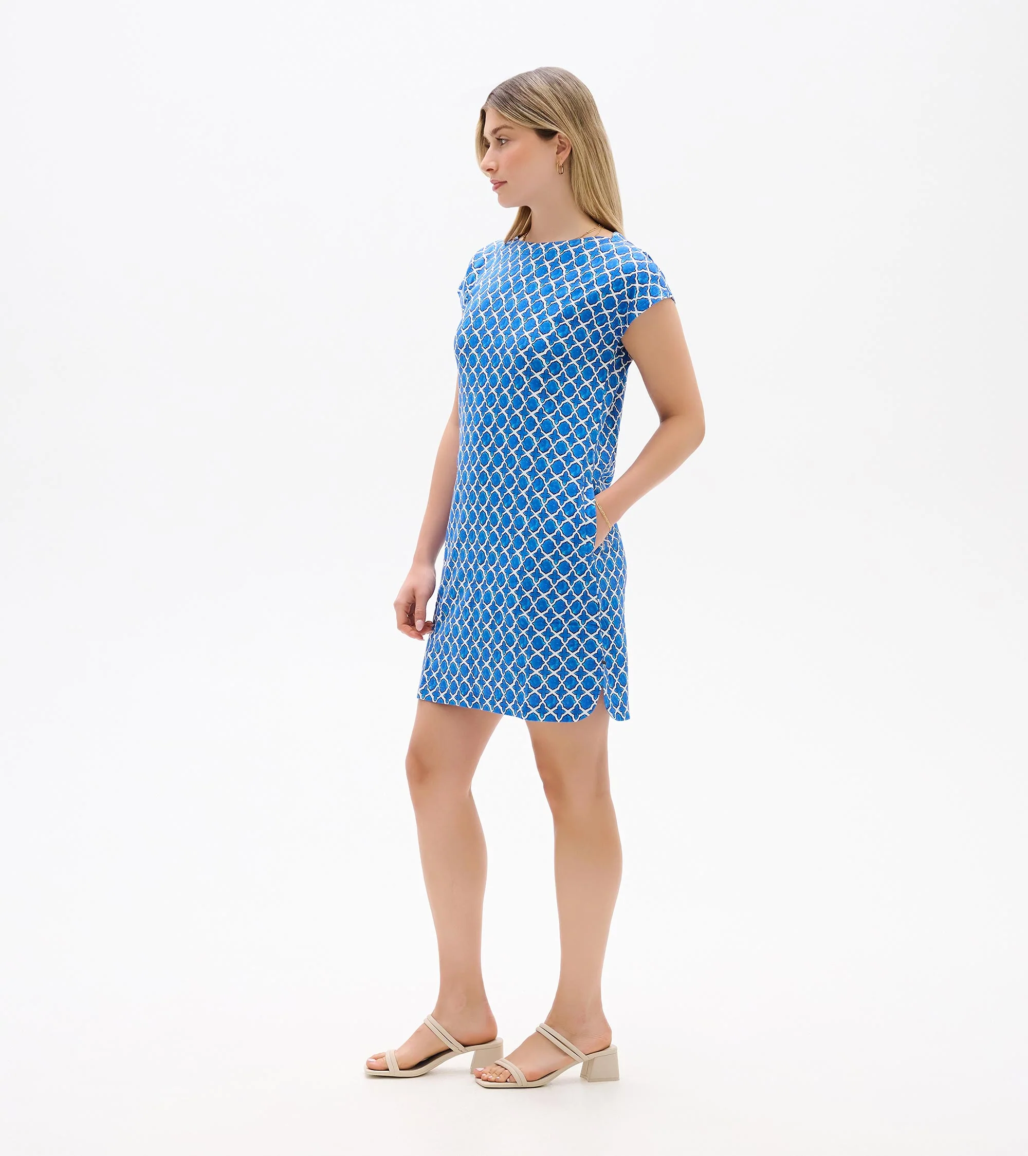 Capri Dress - French Blue Medallion - Image 4
