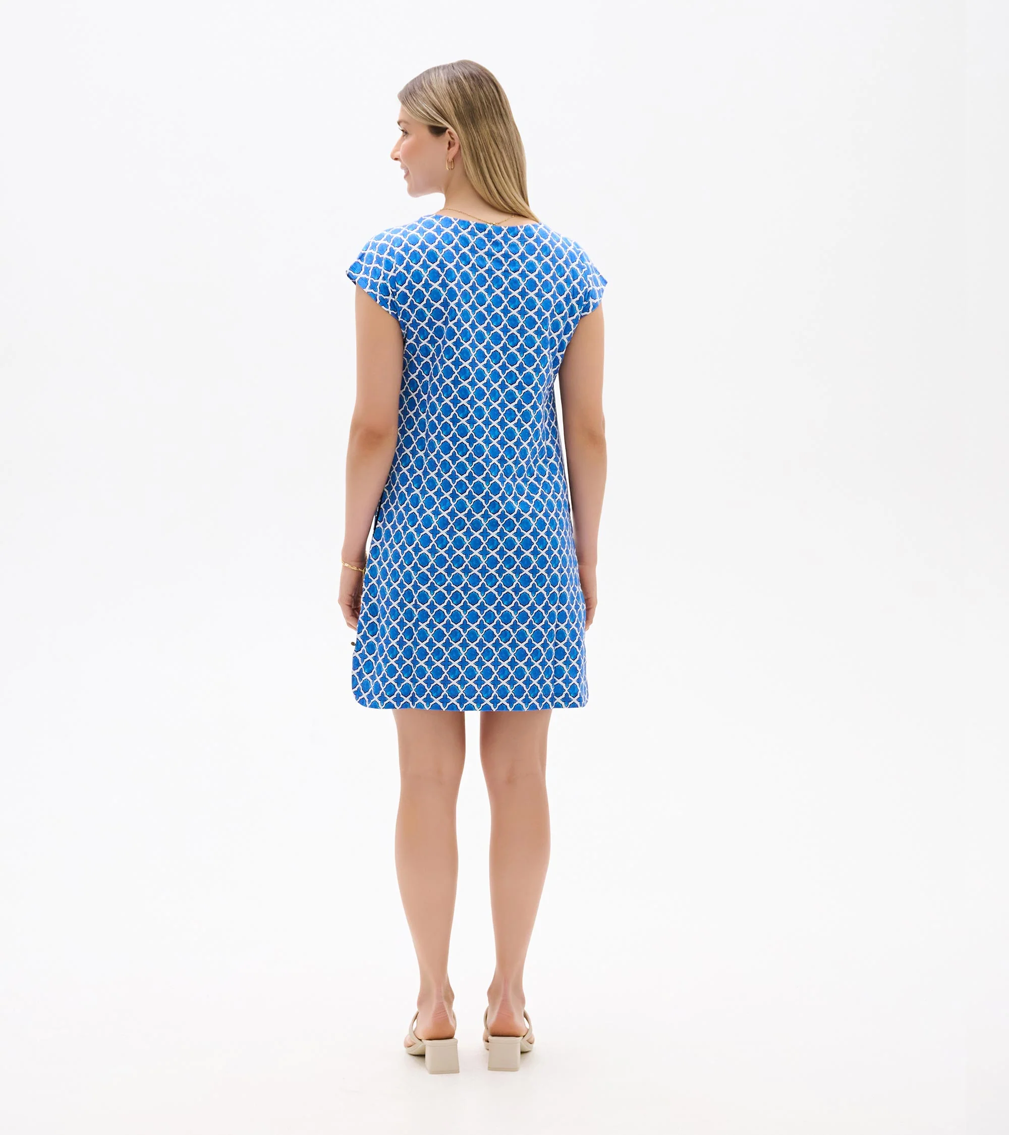 Capri Dress - French Blue Medallion - Image 5