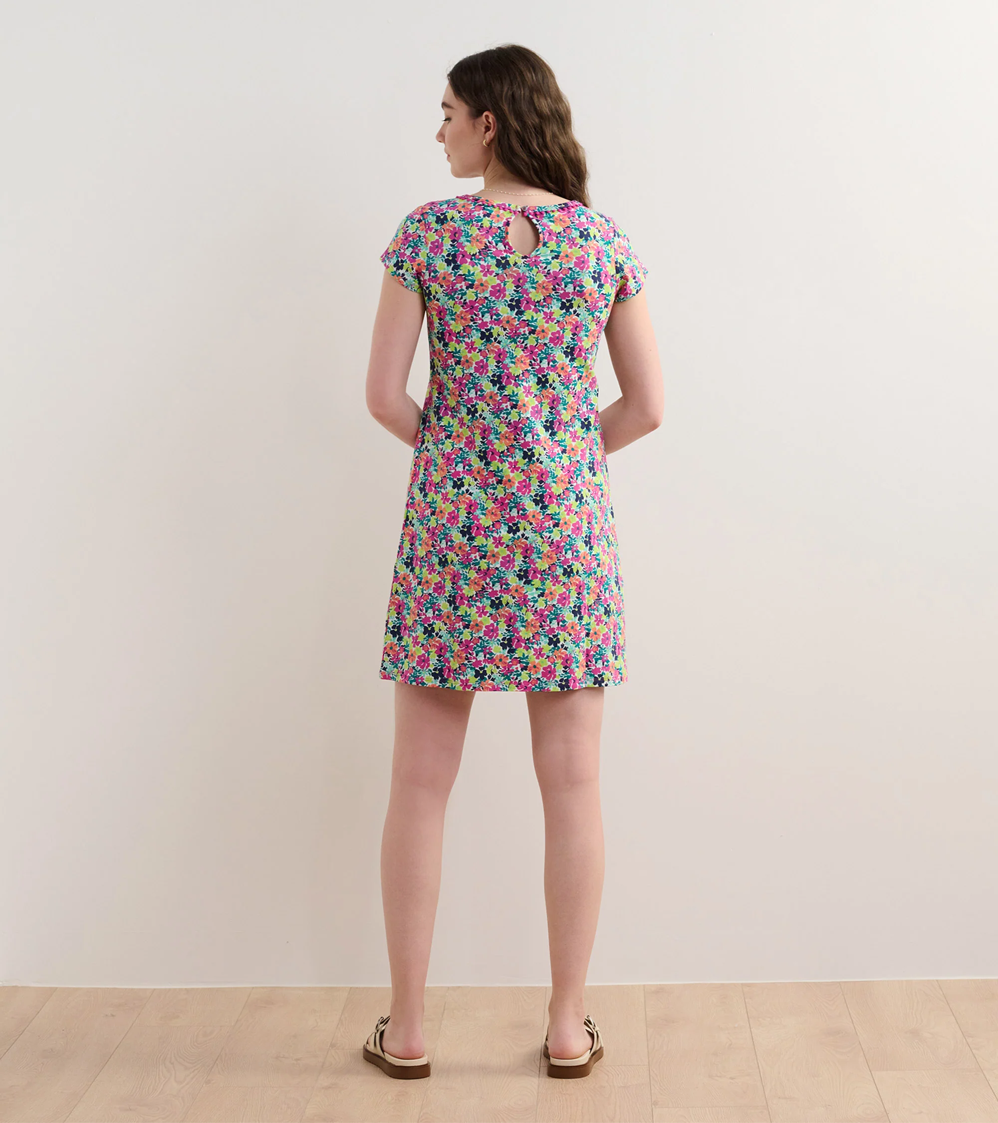 Cici A-Line Dress - Fresh Flowers - Image 4
