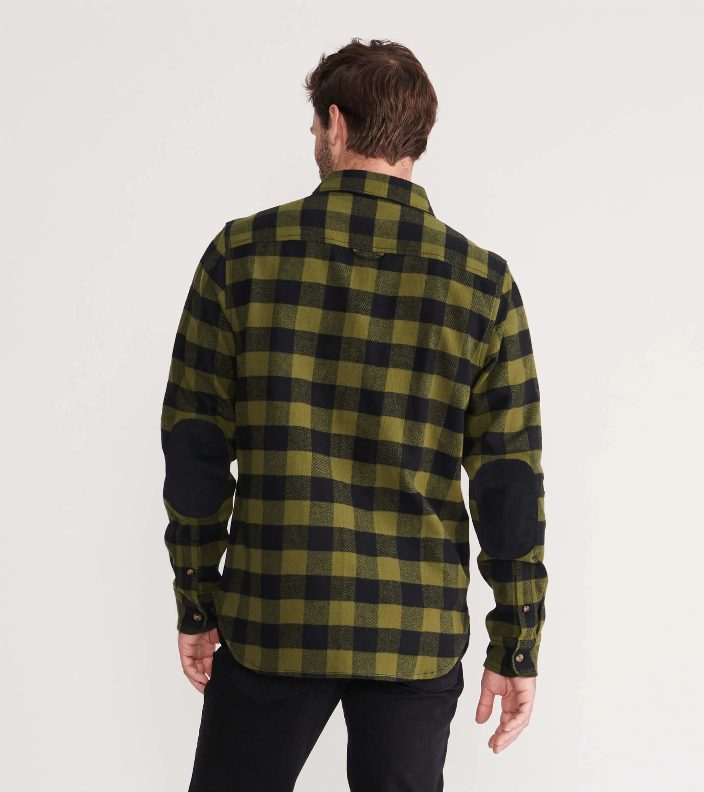Forest Plaid Men’s Heritage Flannel Shirt - Image 2