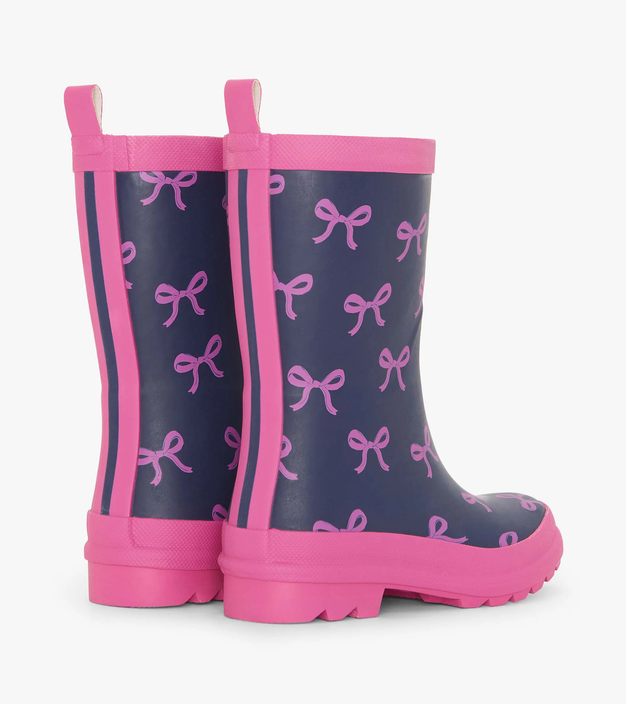 Girls Teeny Bows Matte Rain Boots - Image 3