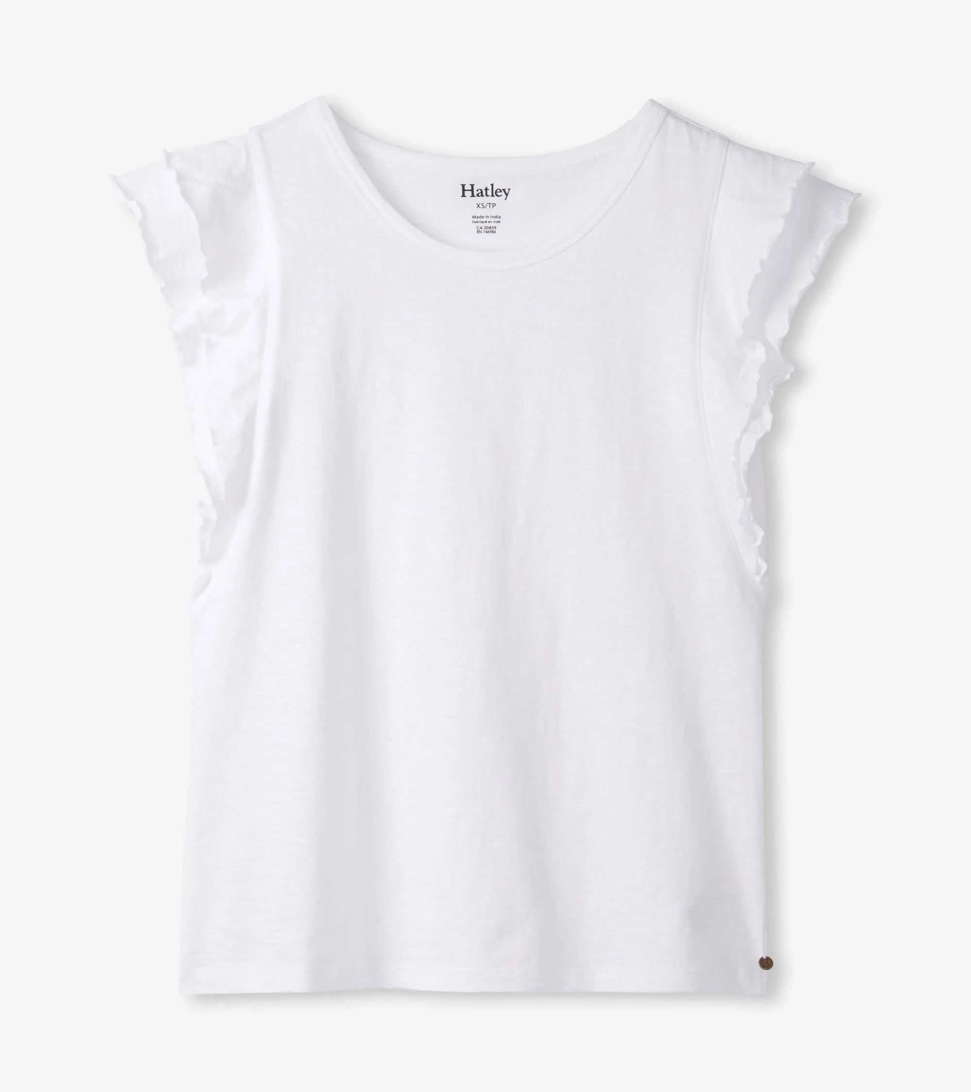 Layered Sleeve Tank - White - Image 2