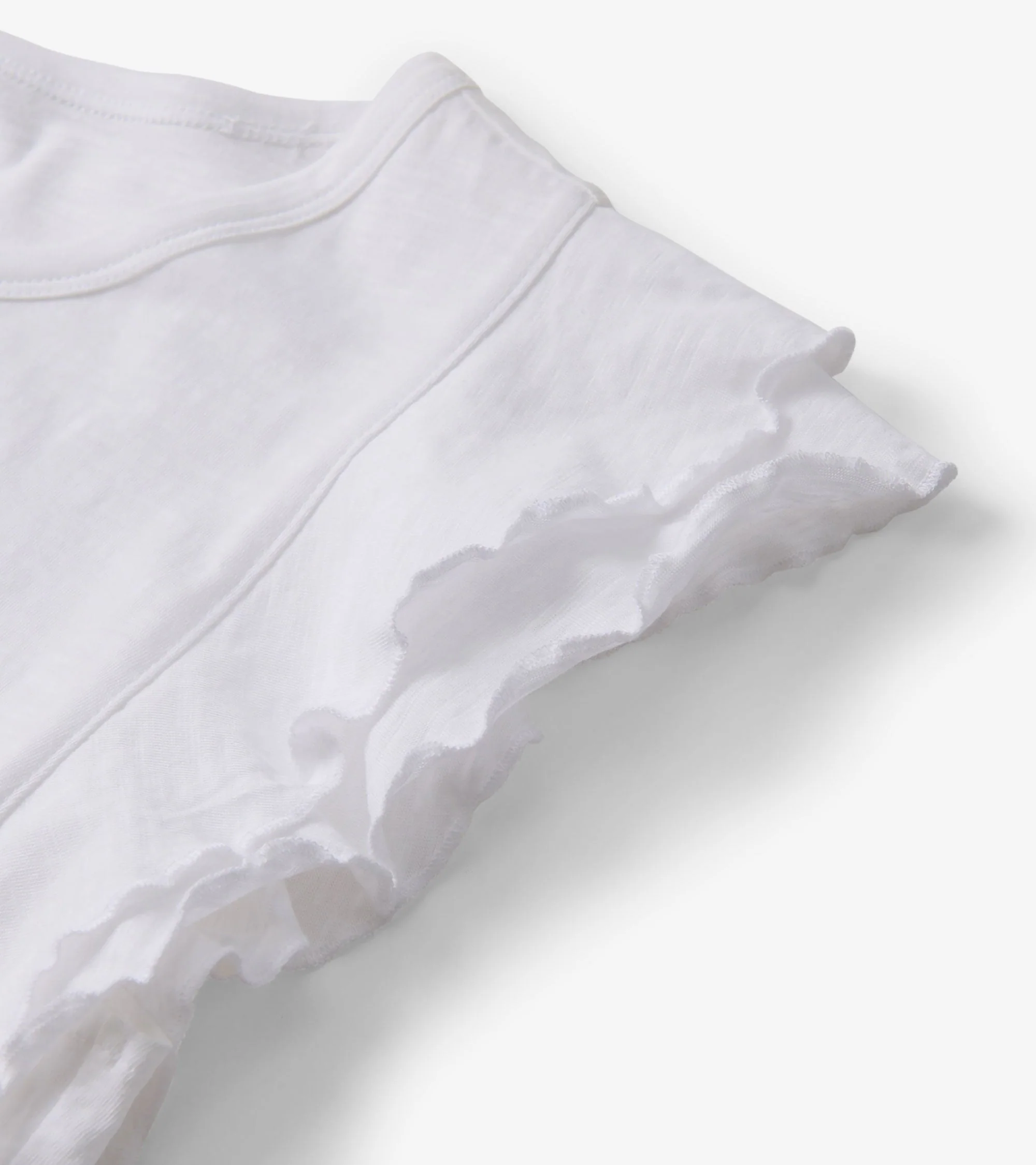 Layered Sleeve Tank - White - Image 6