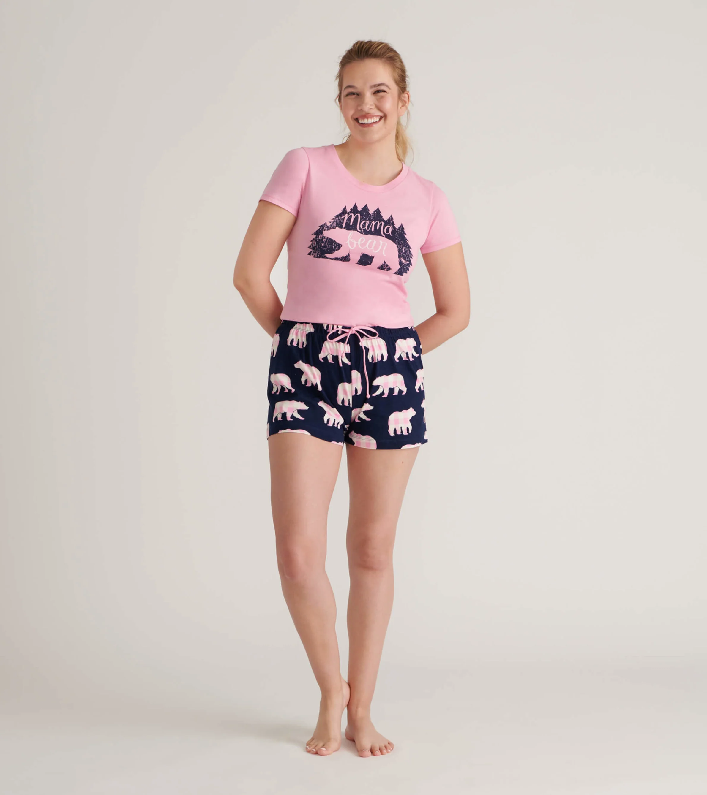 Mama Bear Women's Cotton Sleep Shorts - Image 2