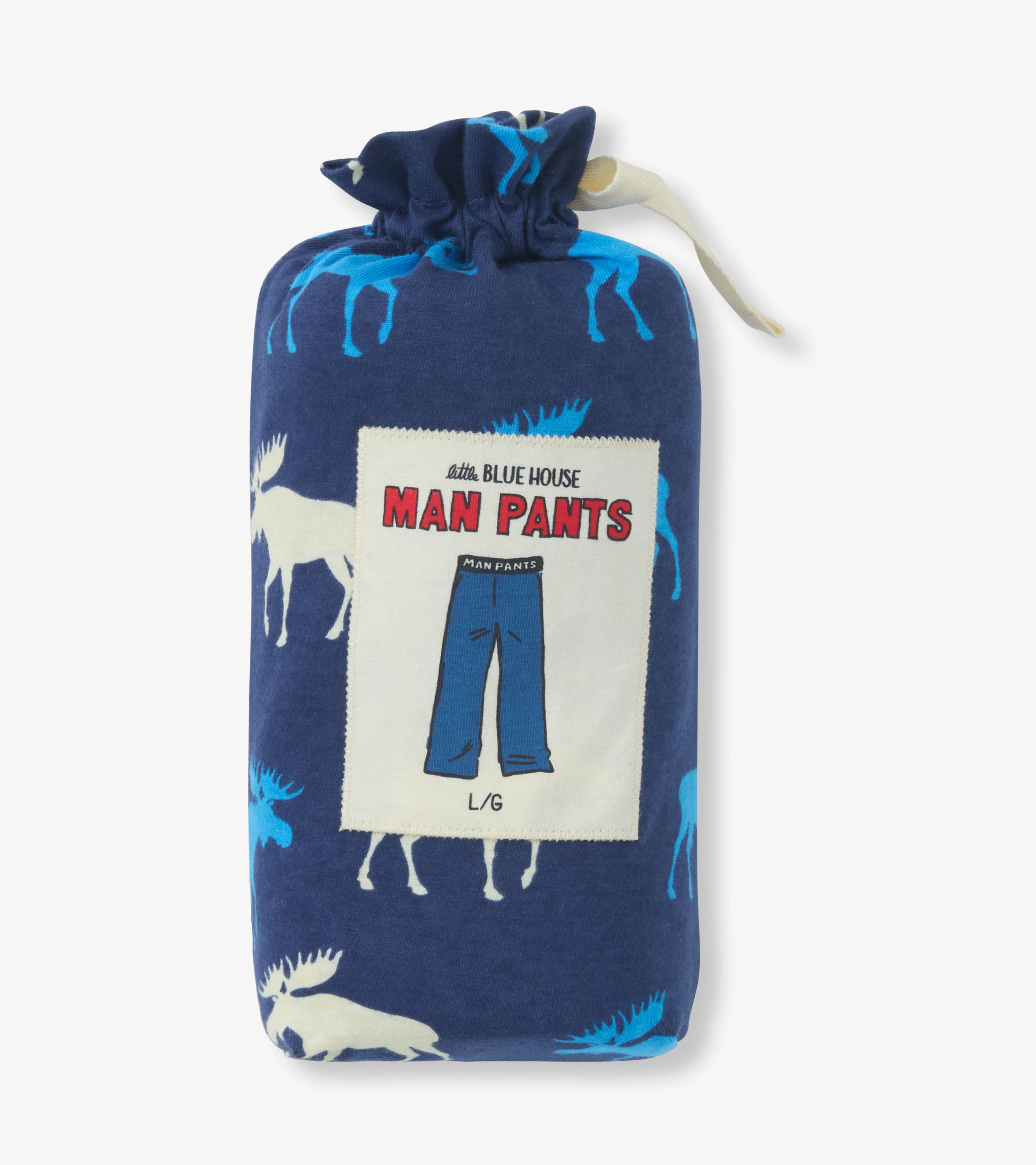 Men's Blue Moose Man Pants - Image 2