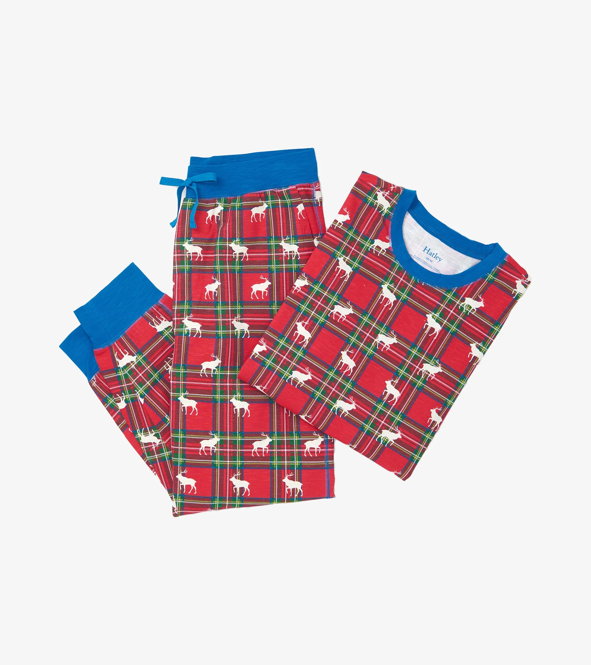 Men's Elk Plaid Pajama Set - Image 2