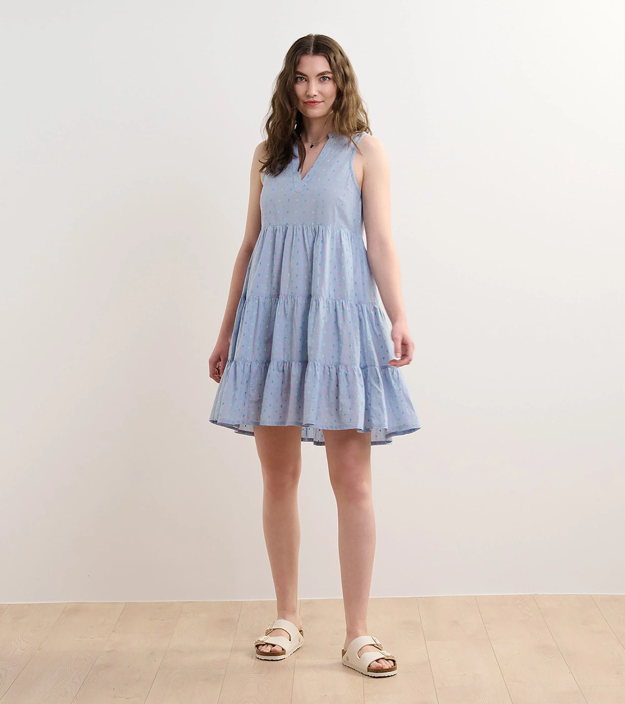 Savannah Dress - Bright Spot Chambray - Image 2