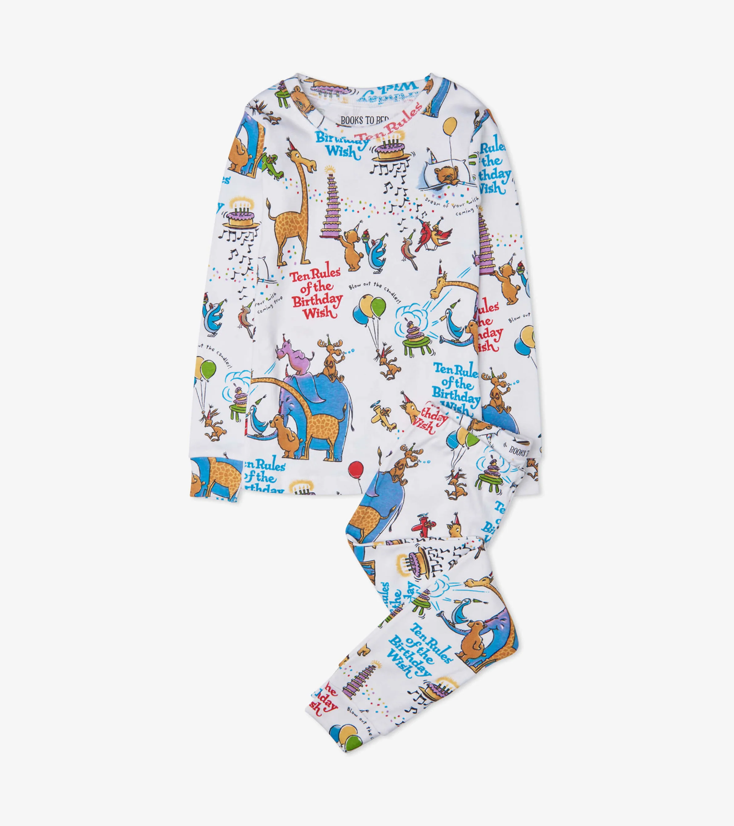 Ten Rules of the Birthday Wish Book and Pajama Set - Image 2