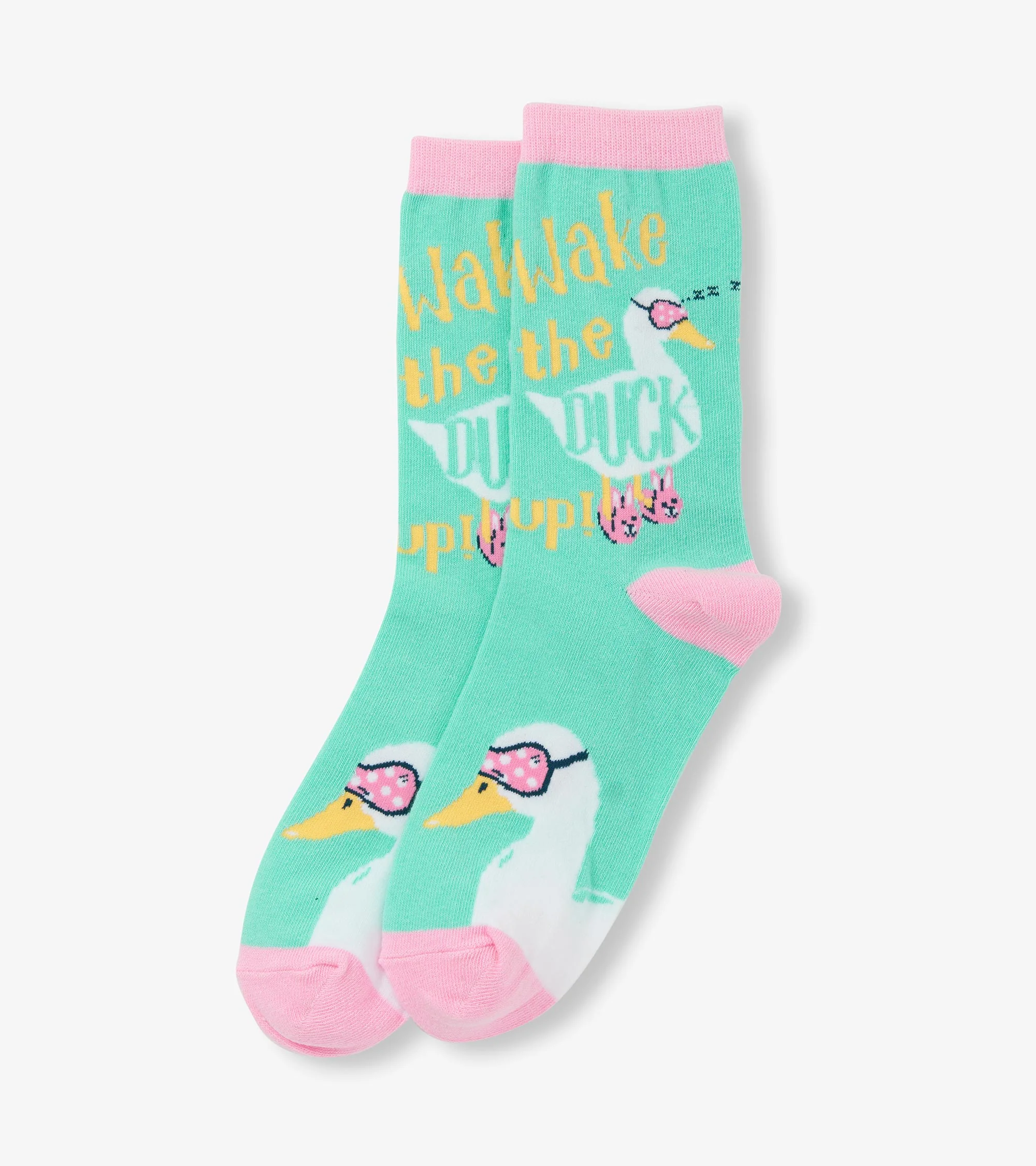 Wake The Duck Up Women's Crew Socks - Image 2