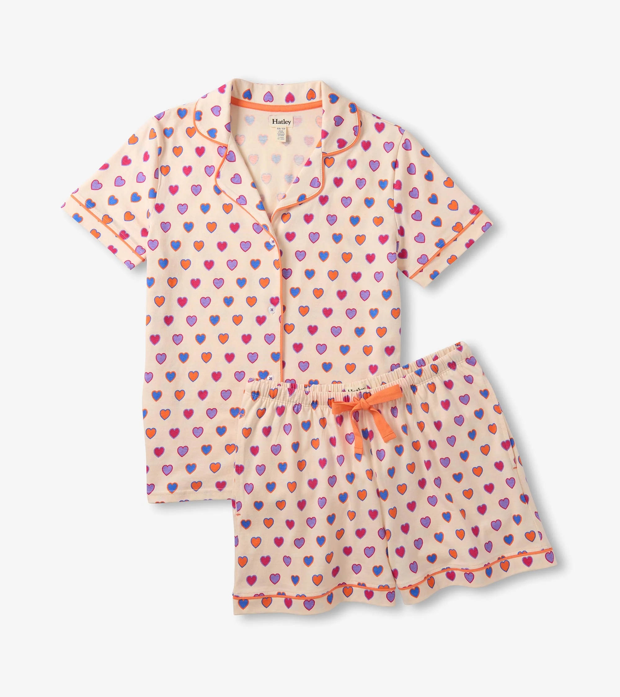 Women's Bunches of Hearts Short Pajama Set - Image 2