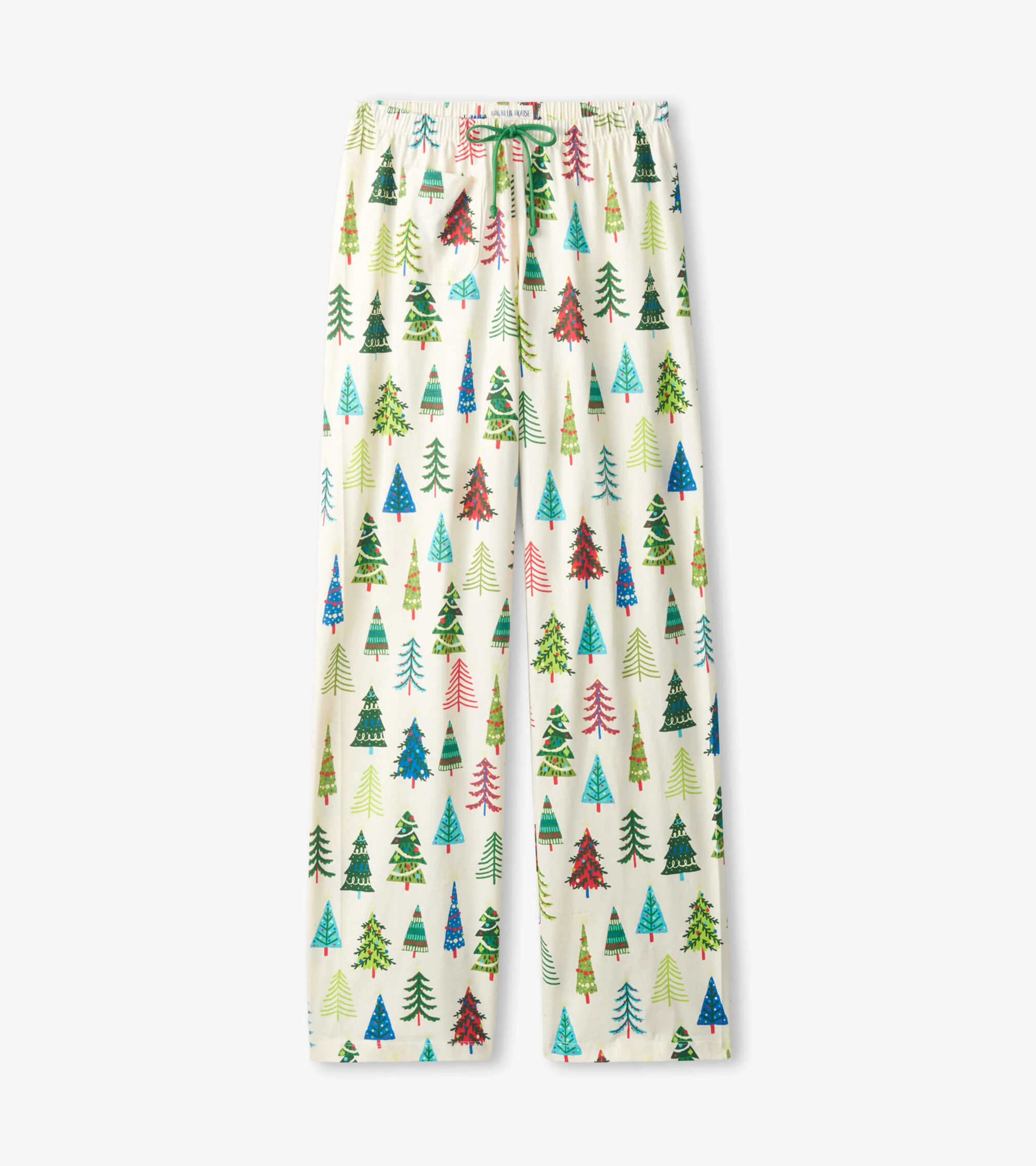 Women's Christmas Trees Cotton Pajama Pants - Image 3