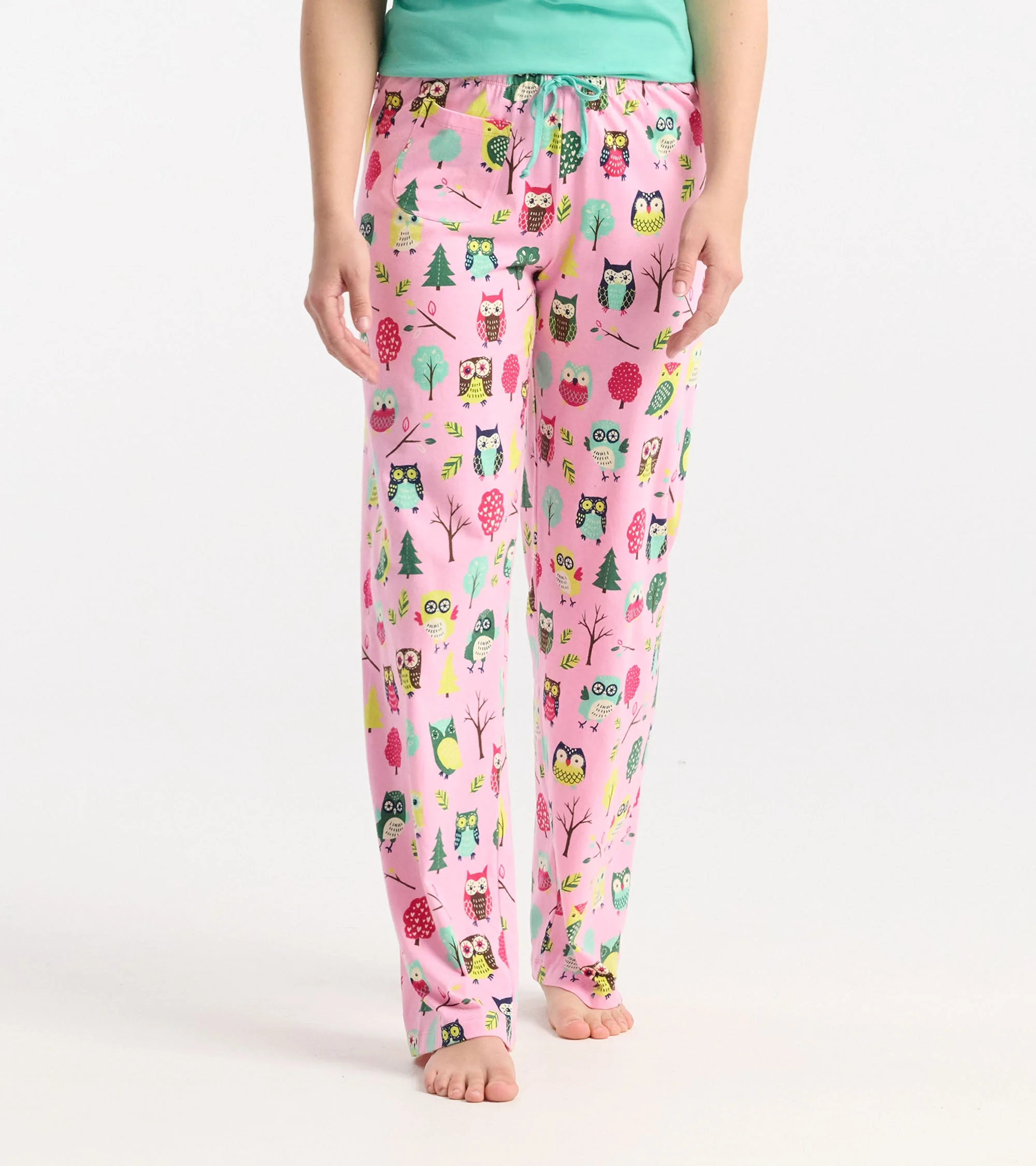 Women's Night Owl Cotton Pajama Pants