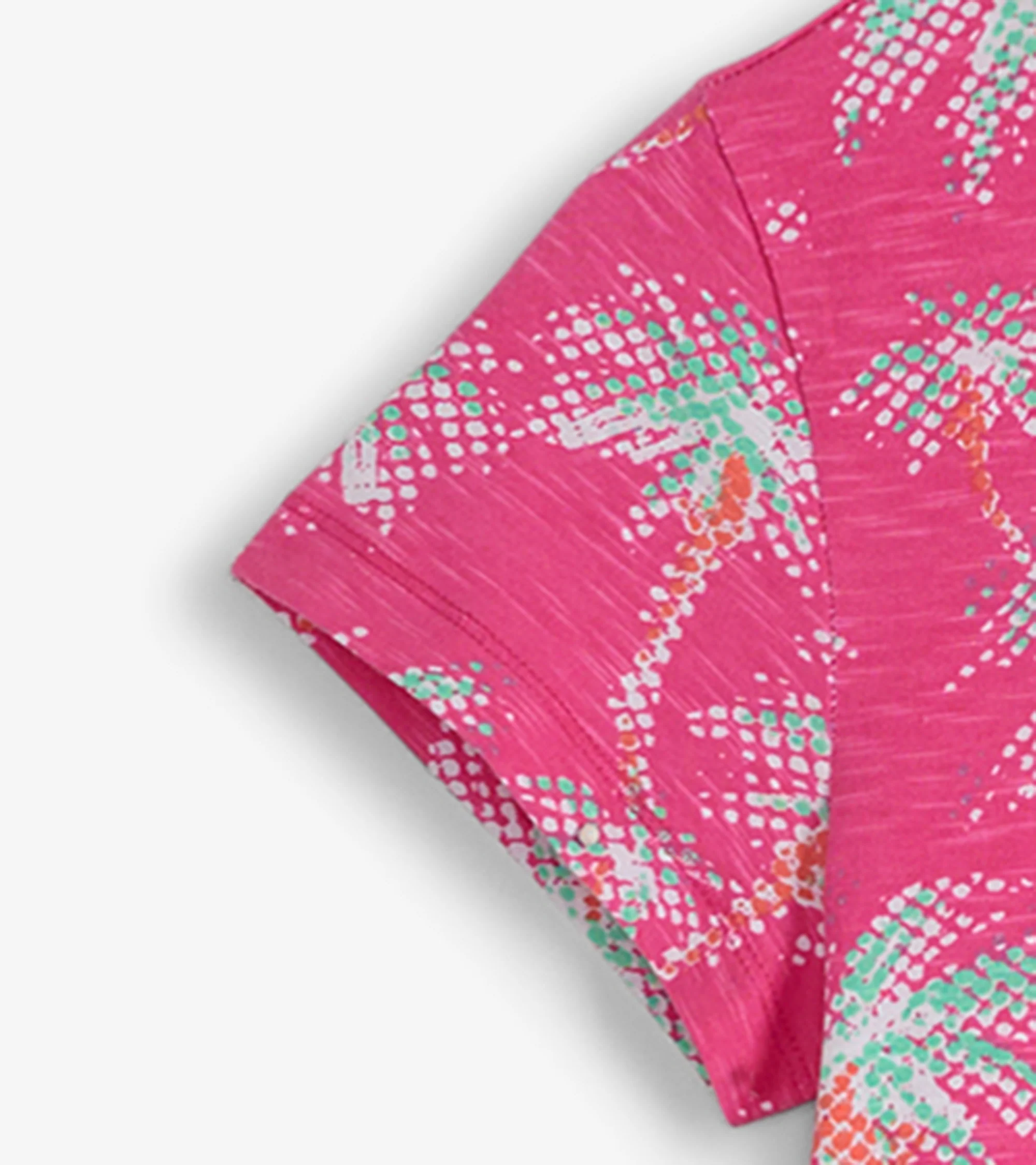 Women's Palm Trees Crew Neck T-Shirt Dress - Image 4