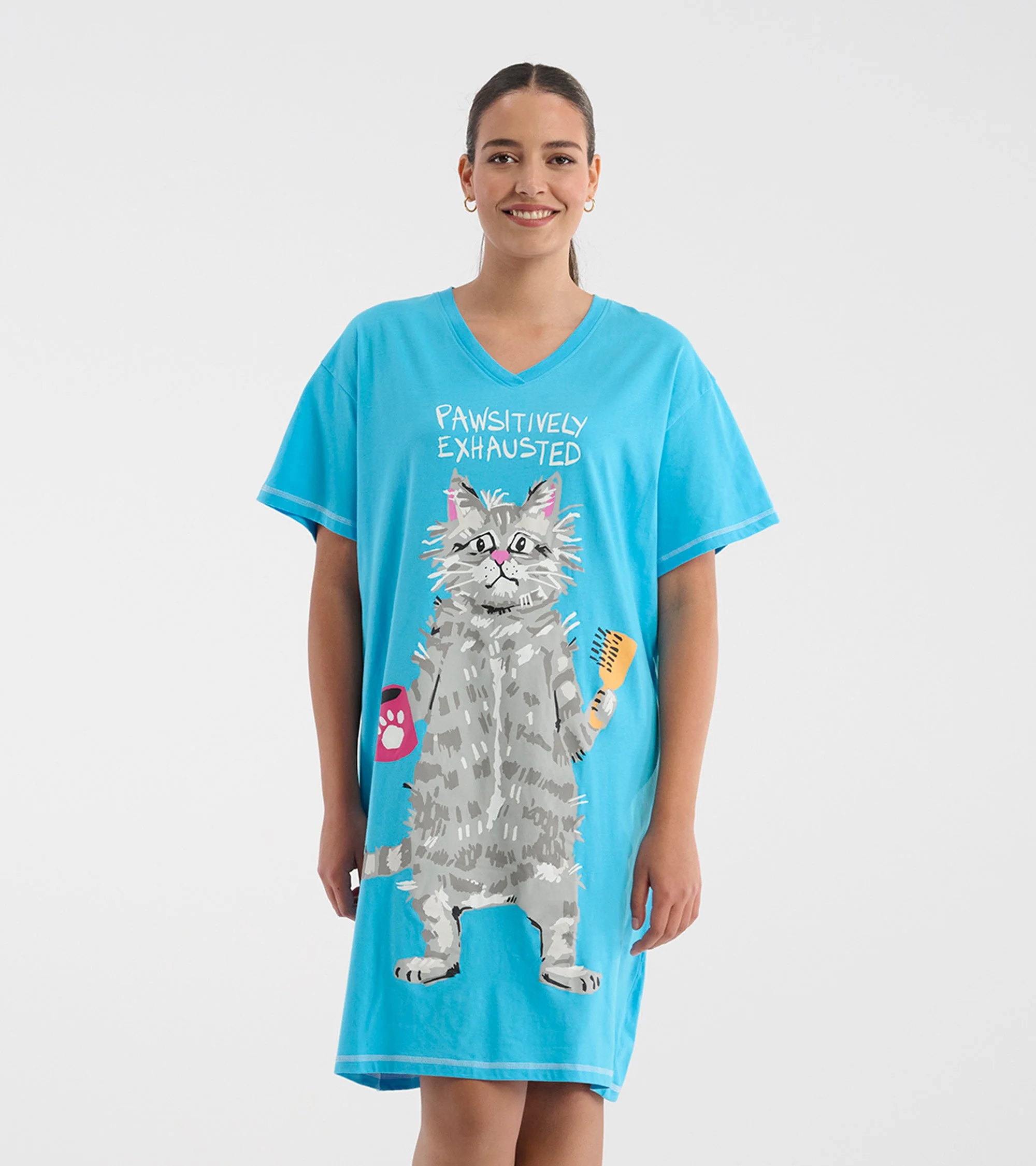 Women's Pawsitively Exhausted Sleepshirt