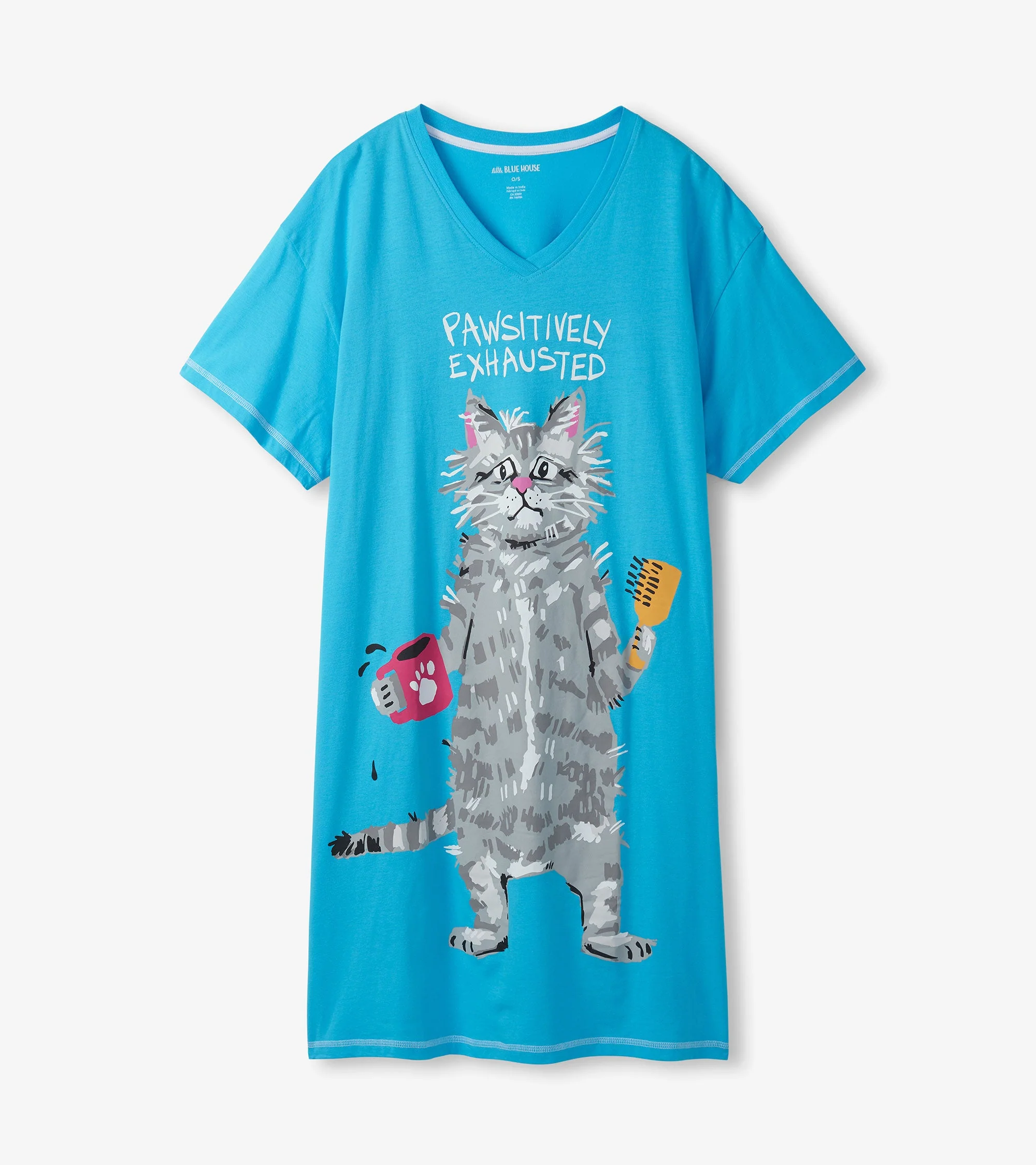 Women's Pawsitively Exhausted Sleepshirt - Image 2