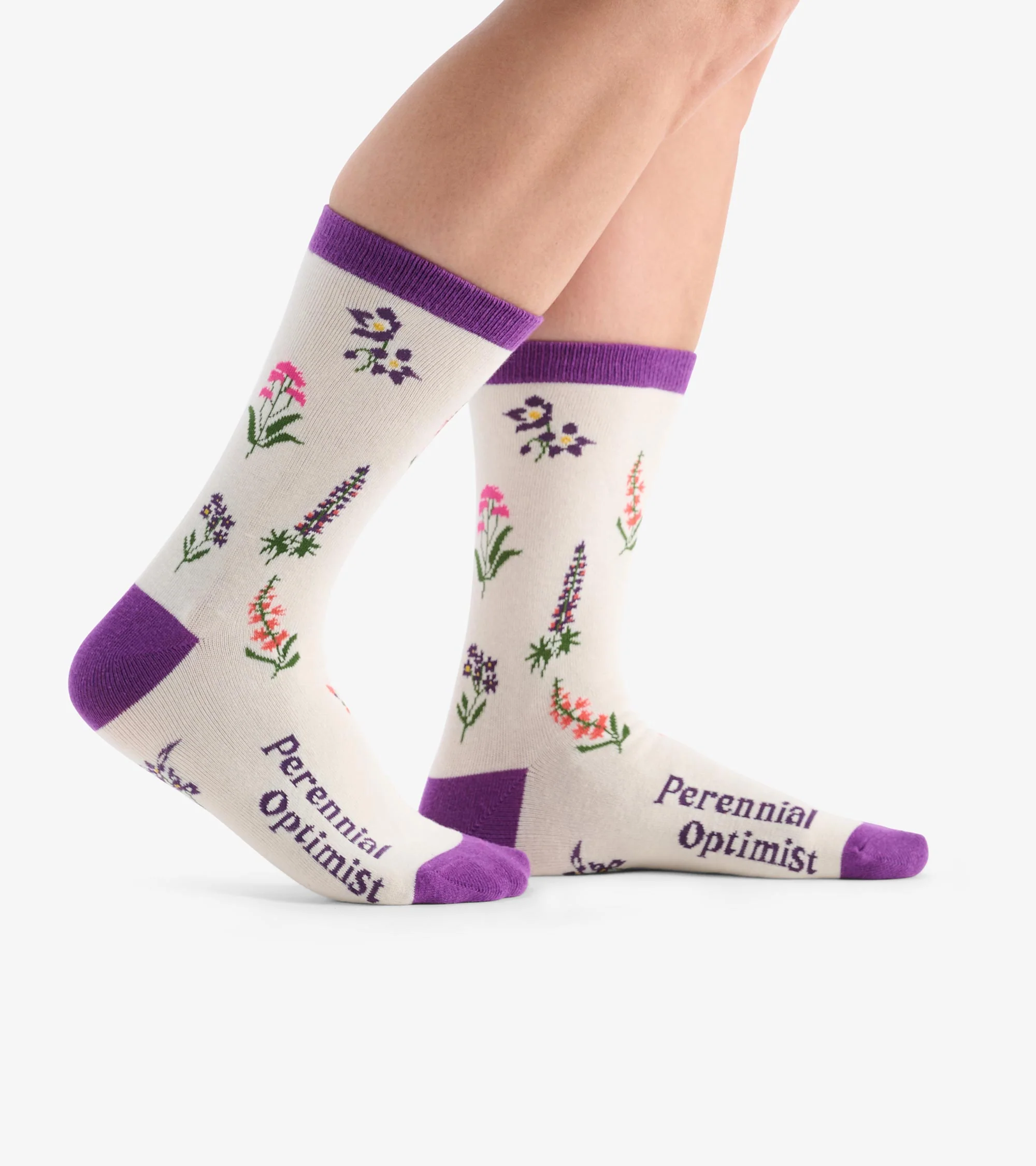 Women's Wildflowers Crew Socks - Image 3