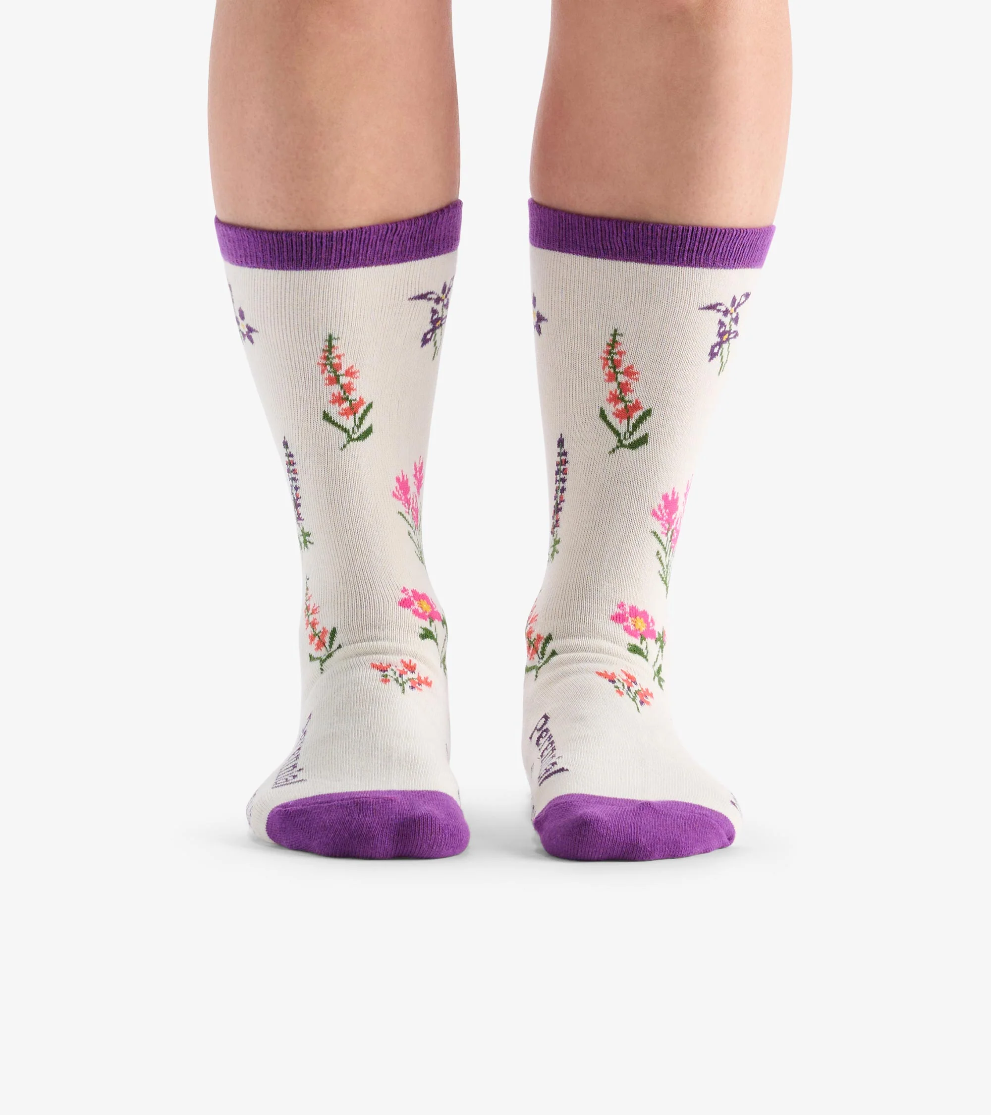 Women's Wildflowers Crew Socks - Image 4
